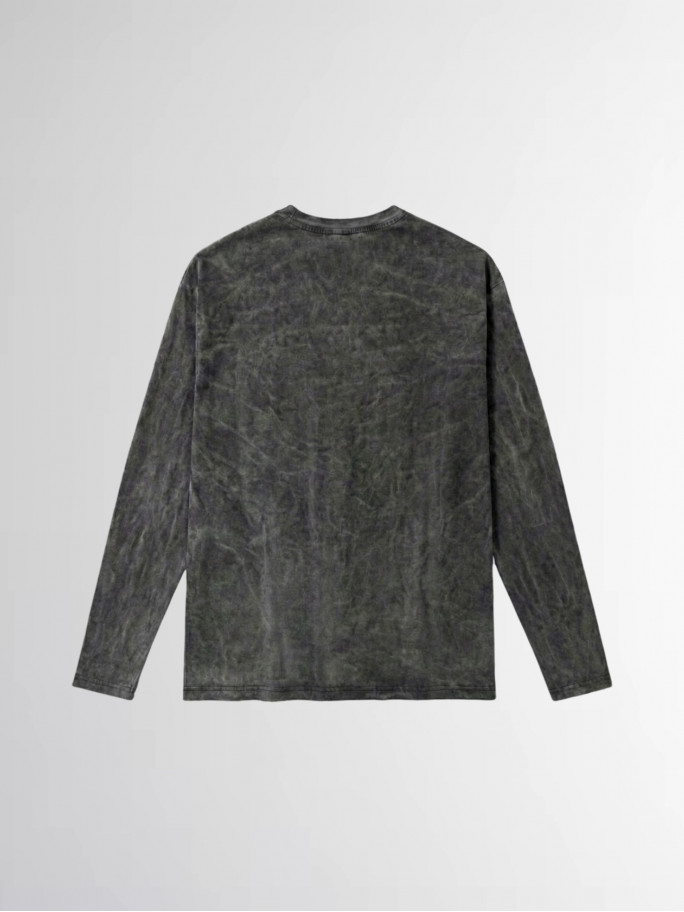 Лонгслив Sabe Longsleeve Di Mosca Acid Wash Dark Grey