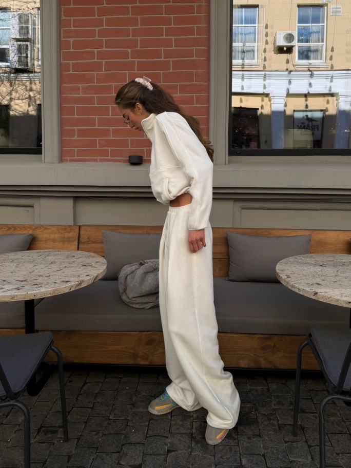 Комплект SABE  Women Milk Sweatpants & Half-Zip